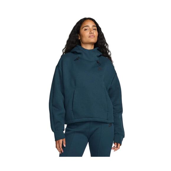 Nike Sportswear Tech Fleece Oversized Hoodie Navy FV6322-478 Women’s Size Small - Picture 1 of 4